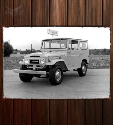 Металлическая табличка Toyota Land Cruiser (FJ40VL)